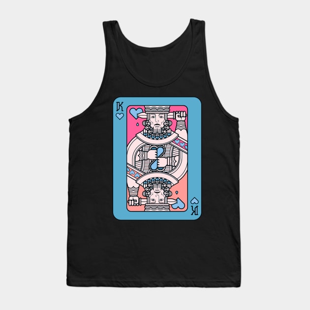 King Of Hearts Tank Top by Donald Agunikyle Merch